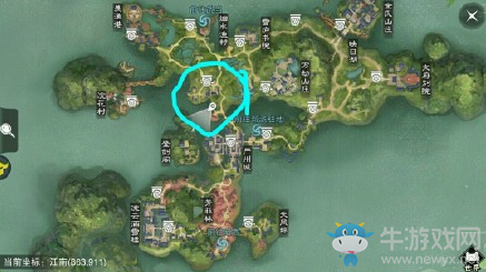 一梦江湖手游9月28日坐观万象打坐地点坐标在哪？