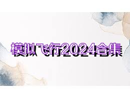 模拟飞行2024合集