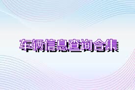 车辆信息查询合集